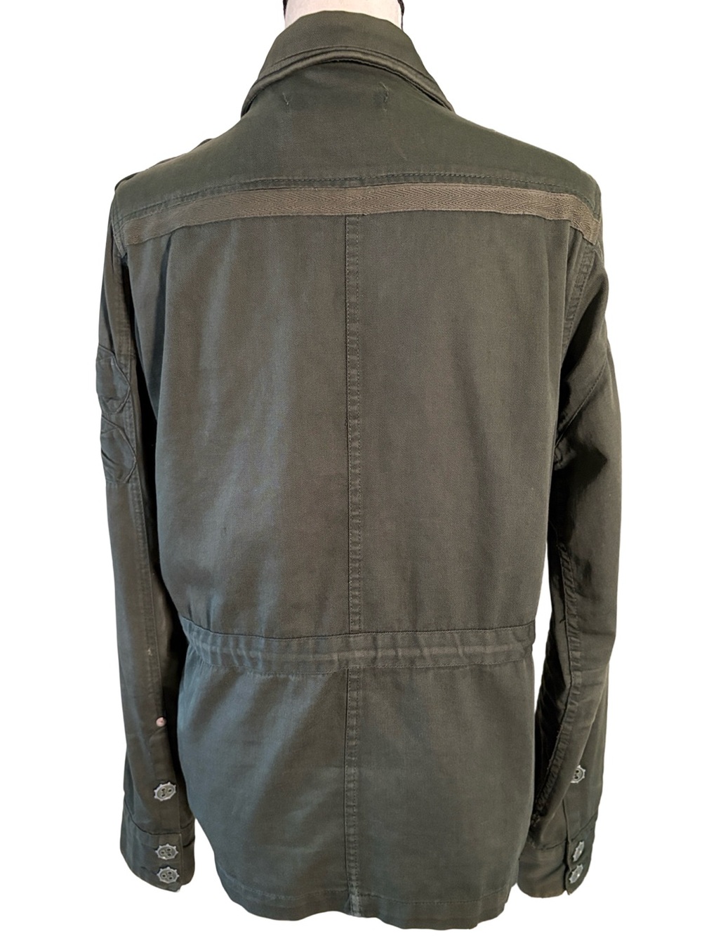 Olive Green Utility Field Jacket Size Medium - Picture 7 of 10